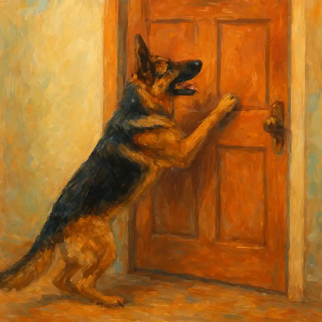 10-Minute Fix: Transform Your GSD's Door Excitement 1 10-Minute Fix: Transform Your GSD's Door Excitement