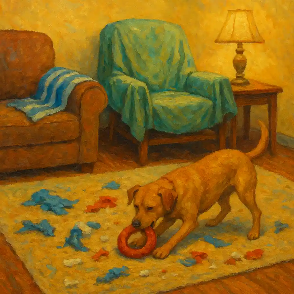 Stop Dog Chewing Destruction: Create a “Sacrifice Zone” Chew Area, Protect Furniture, and Rotate Toys 1 Chew Destruction: Create “Sacrifice Zone” — Legal Chew Area; Fix Chew Toy; Cover Furniture; Rotate