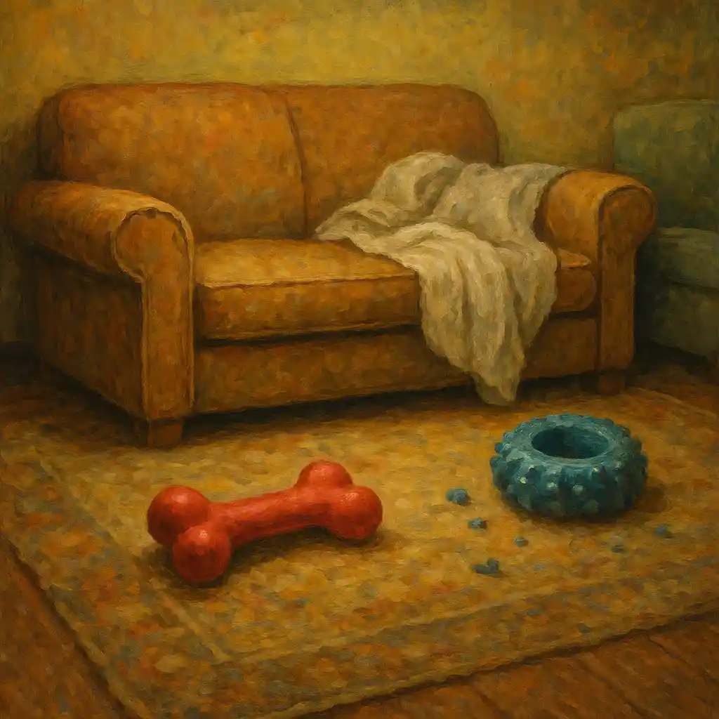 Chew Destruction: Create “Sacrifice Zone” — Legal Chew Area; Fix Chew Toy; Cover Furniture; Rotate