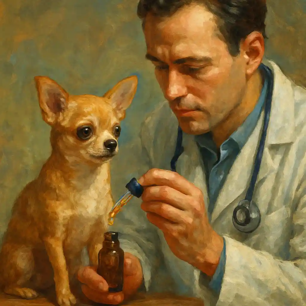 Chihuahua Coat Gloss — Fish Oil Tiny Dose; Vet