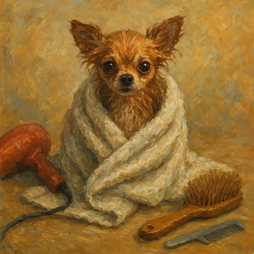 Chihuahua Post-Bath Towel Dry: Low-Heat Options, Brush-Out Tips, and Essential Tools 1 Chihuahua Post-Bath Towel Dry — Low Heat Option; Brush Out; Tools