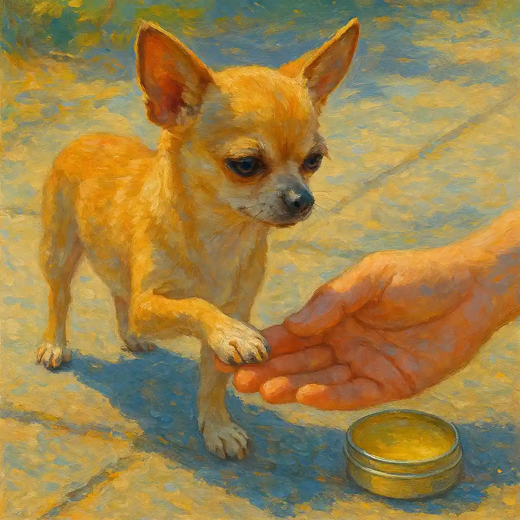 Chihuahua Summer Paw Care — Asphalt Test; Balm; Short Walks