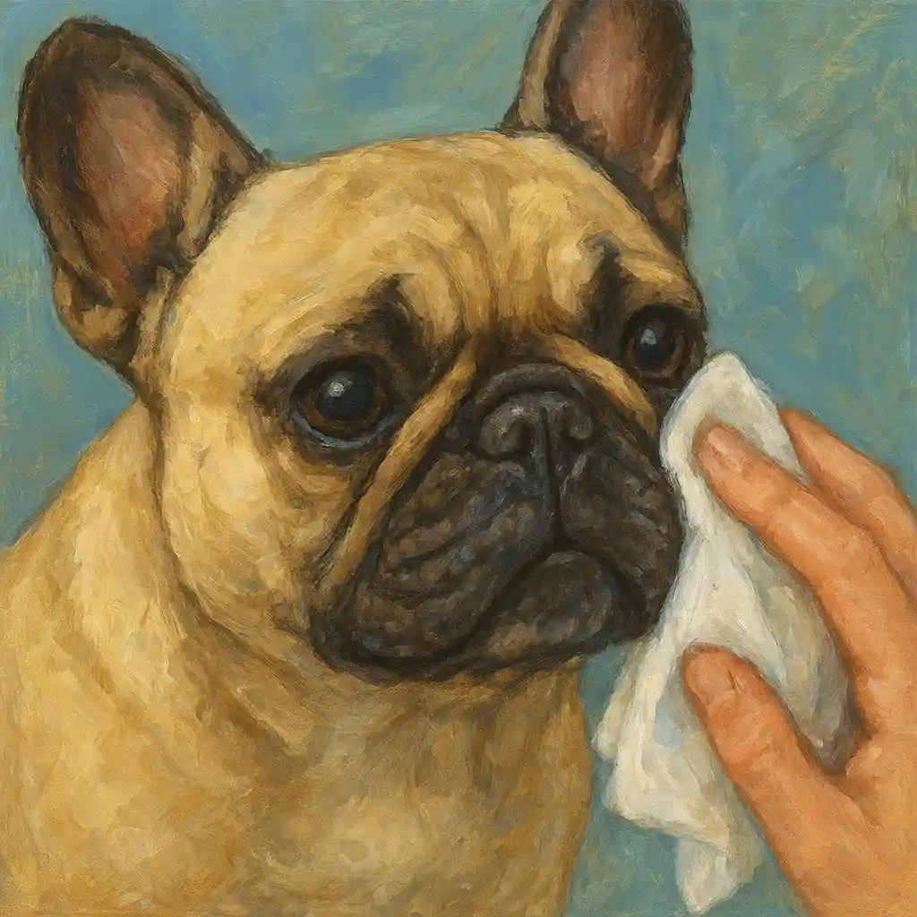 Eyes: Prevent Irritation (Frenchie Basics) — Keep Face Folds Dry; No Fragrance Wipes; Vet If Rubbing/Cloudy