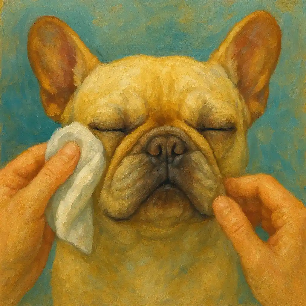 Eyes: Prevent Irritation (Frenchie Basics) — Keep Face Folds Dry; No Fragrance Wipes; Vet If Rubbing/Cloudy