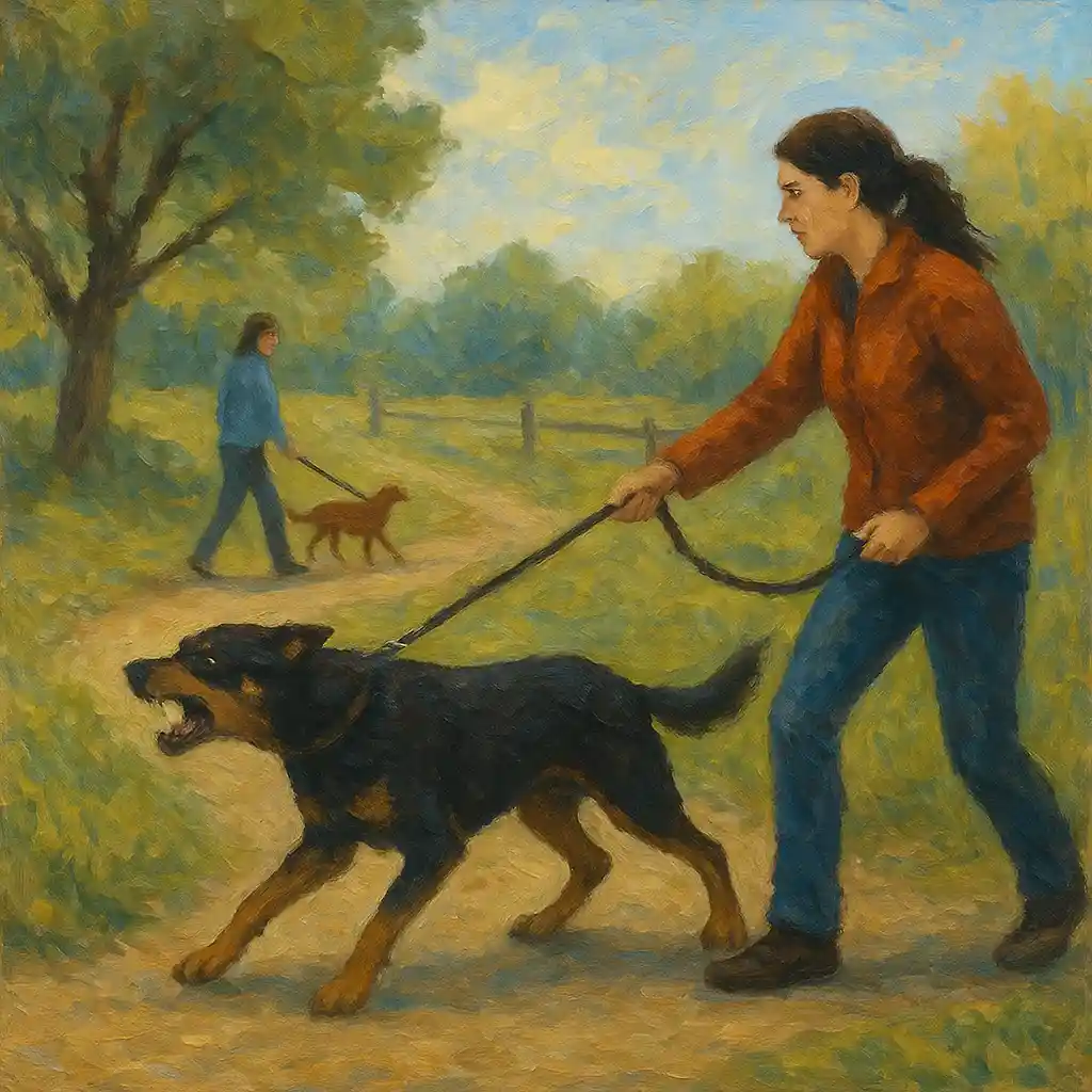 Leash Aggression: What to Change Immediately Outside — Fewer Encounters; Quieter Times; U-Turns; No Dog Meadow