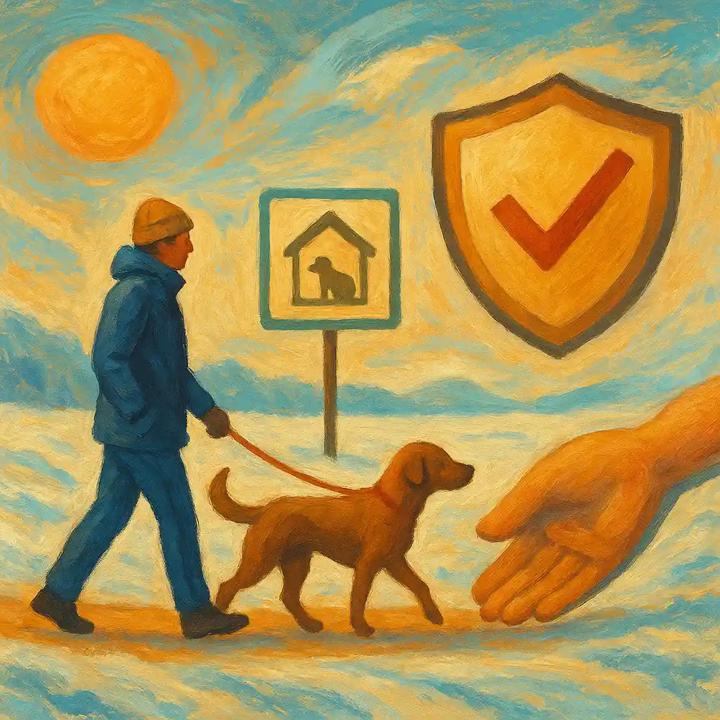 New Year’s Week: Keep Dog Completely Out of Hotspots — Short Walk Windows; Safe Zone; Double Safety; Possibly Care