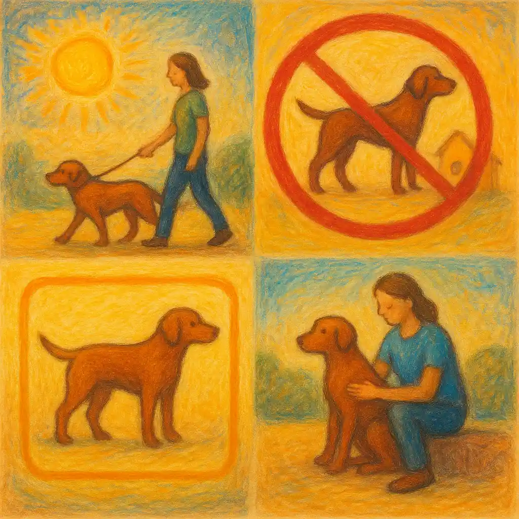 New Year’s Week: Keep Dog Completely Out of Hotspots — Short Walk Windows; Safe Zone; Double Safety; Possibly Care