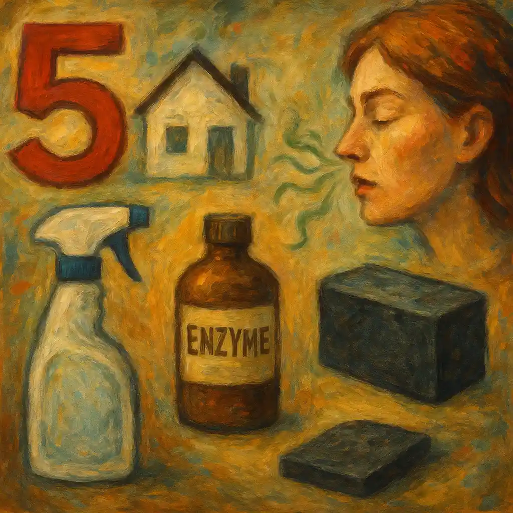 Odor in Home? 5-Point Plan — Times; Enzyme Cleaner; Activated Carbon Option