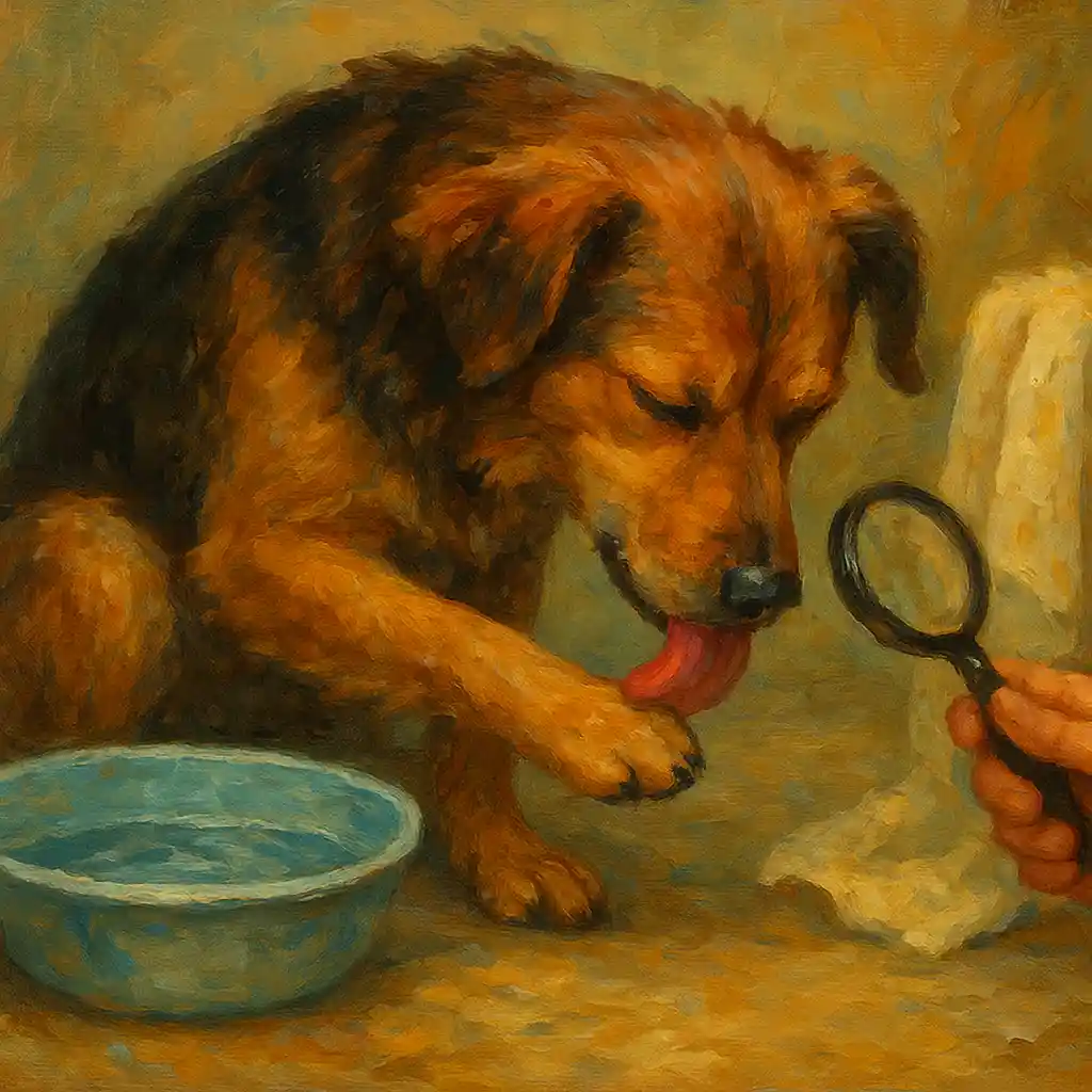 Paw Licking: 3-Minute Routine After Every Walk — Rinse; Dry; Quick Inspection; Then Occupation