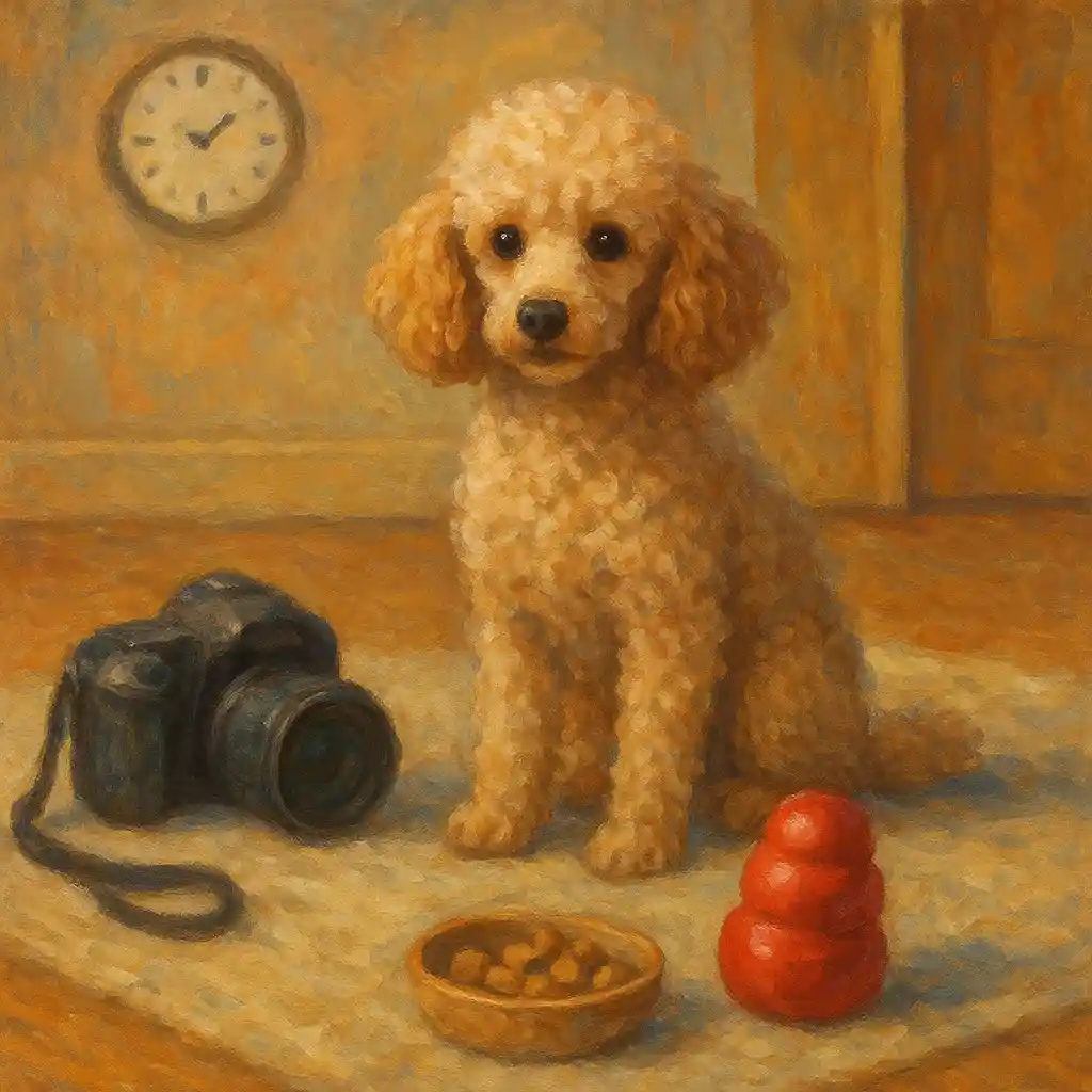 Poodle Separation Anxiety: 14-Day Alone-Time Plan — Camera Use; Kong Stuffing; Gradual Seconds → Minutes