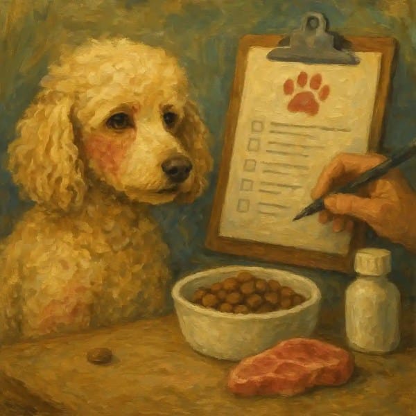 Poodle Skin Allergies: Food vs Environmental Triggers (Elimination Diet, Symptom Diary, Vet Testing)