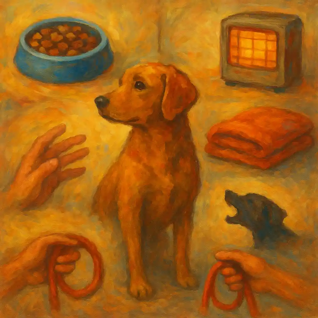 Sitter Handover: Dog-Centered — Food; Fold Care; Heat; Triggers; Walk Rules