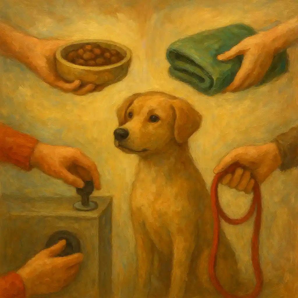 Sitter Handover: Dog-Centered — Food; Fold Care; Heat; Triggers; Walk Rules