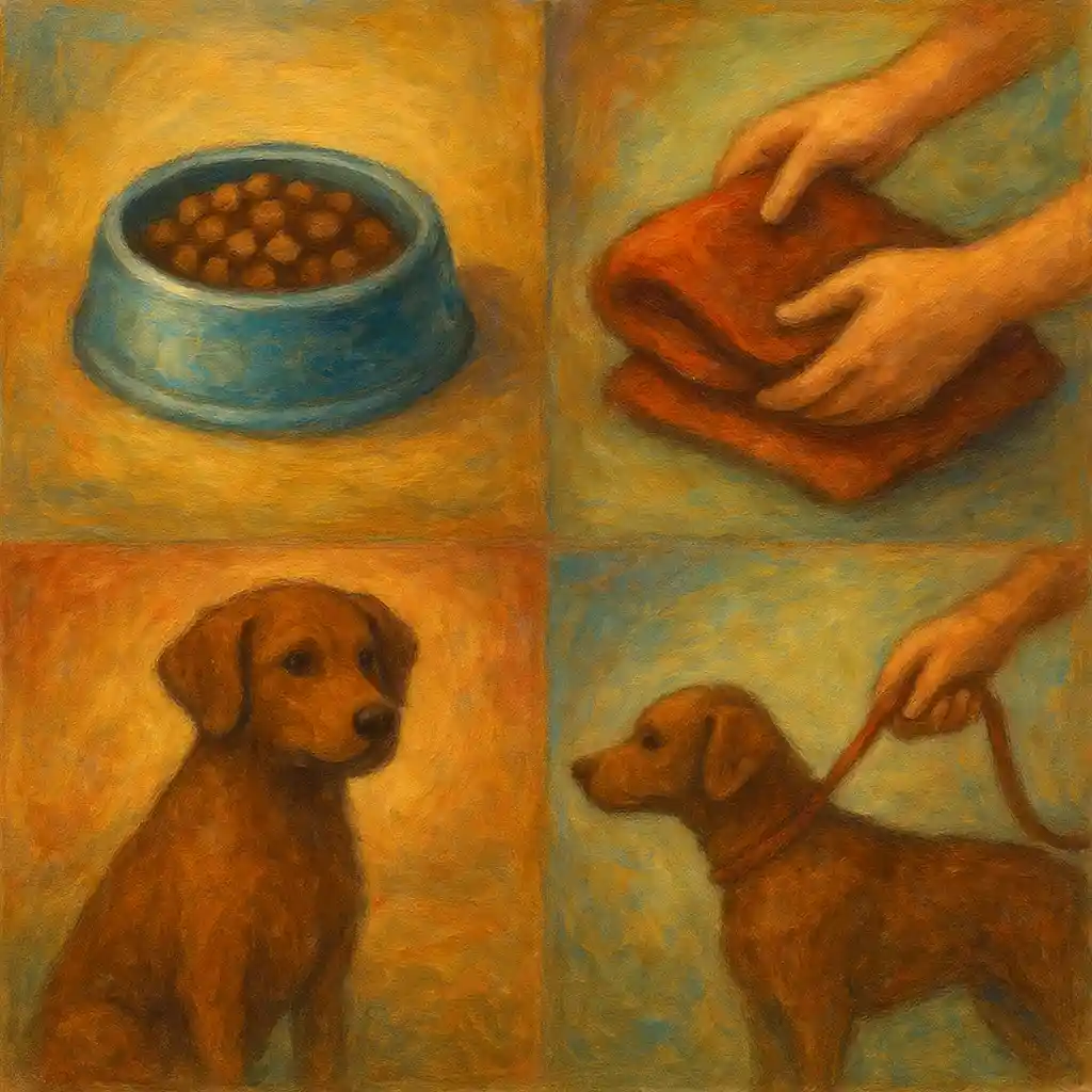 Sitter Handover: Dog-Centered — Food; Fold Care; Heat; Triggers; Walk Rules