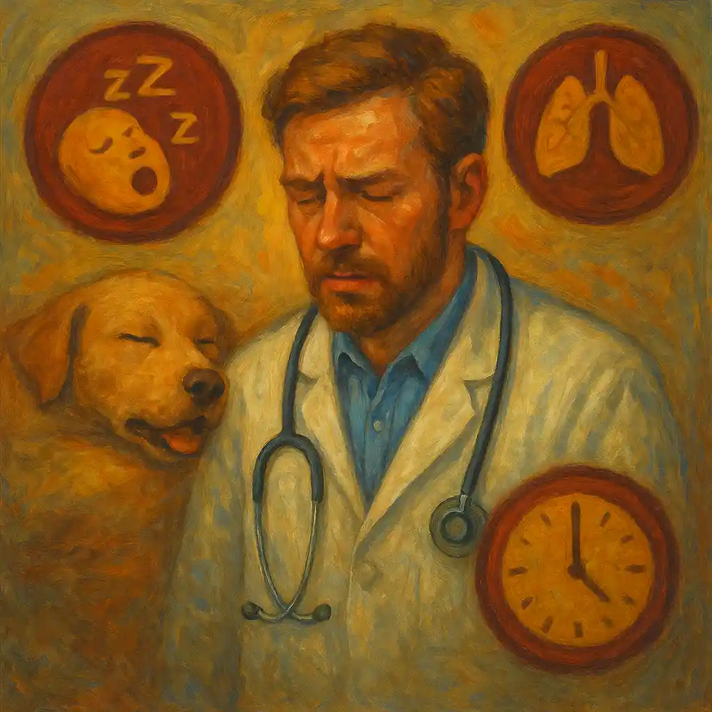 Snoring Alarm Signs — Suddenly Louder; Breathing Pauses; Daytime Tiredness; Vet