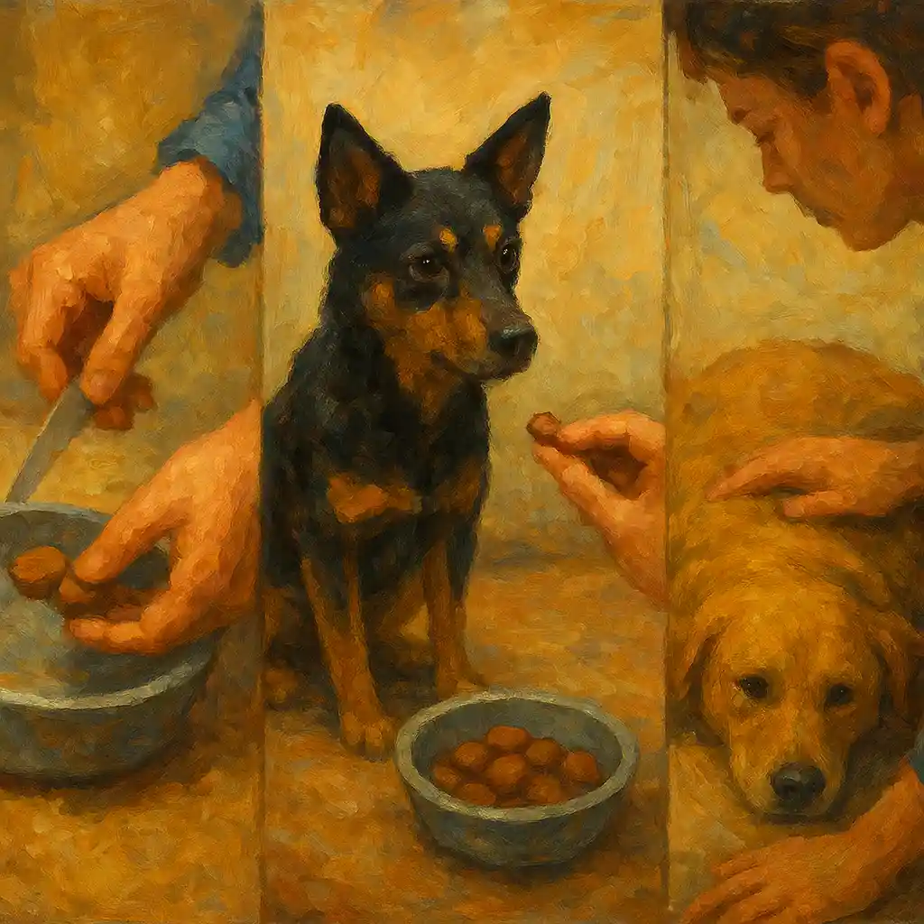Treat Management: Split Daily Ration — 10% Rule; Training Food From Ration; Weekly Check