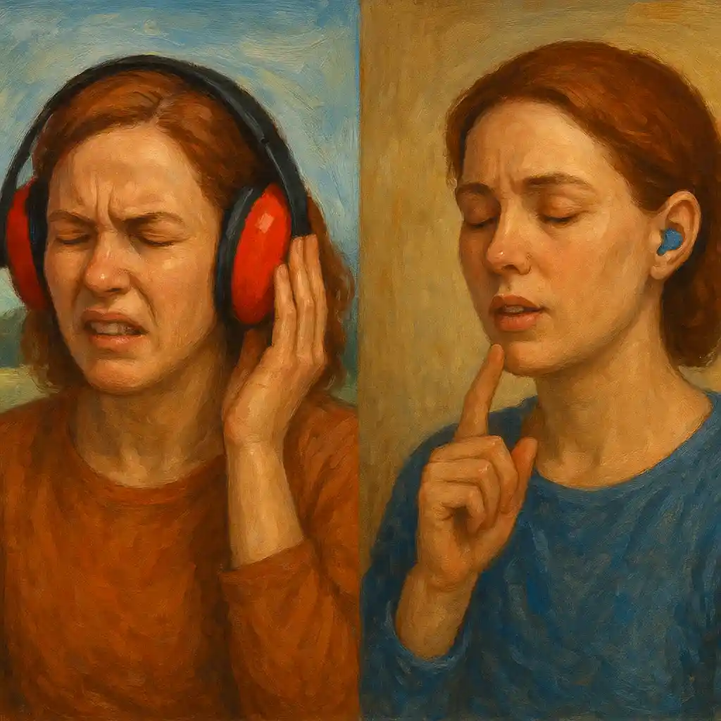 When You Can’t Stand Noises Anymore: Ear Protection + Safety — One Ear Free Outside; OK at Home; Emergency Speech Possible