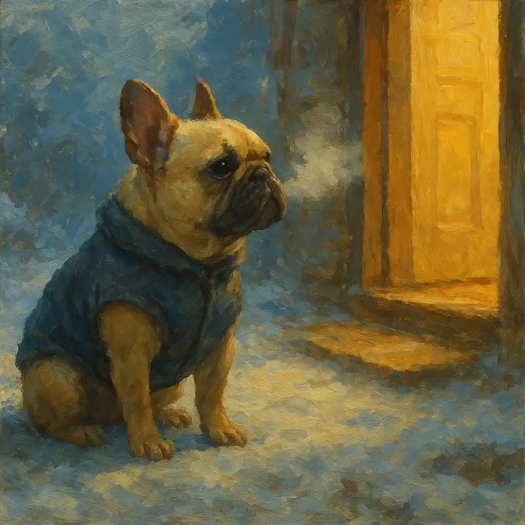 Winter: Cold Air & Frenchie Breathing — Shorter; Warm Up Inside; Possibly Coat; Rest After