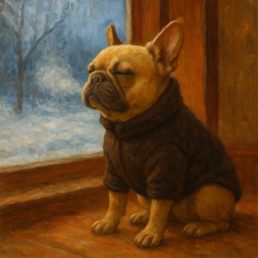 Winter: Cold Air & Frenchie Breathing — Shorter; Warm Up Inside; Possibly Coat; Rest After