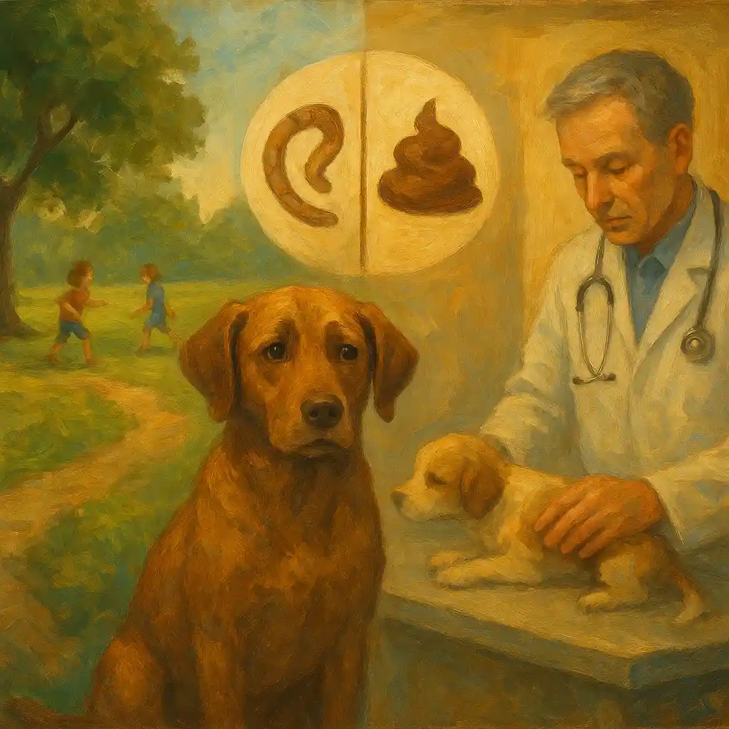 Wormer vs. Fecal: Dog-Centered Decision — Risk (Park/Kids); Vet; Interval Comparison