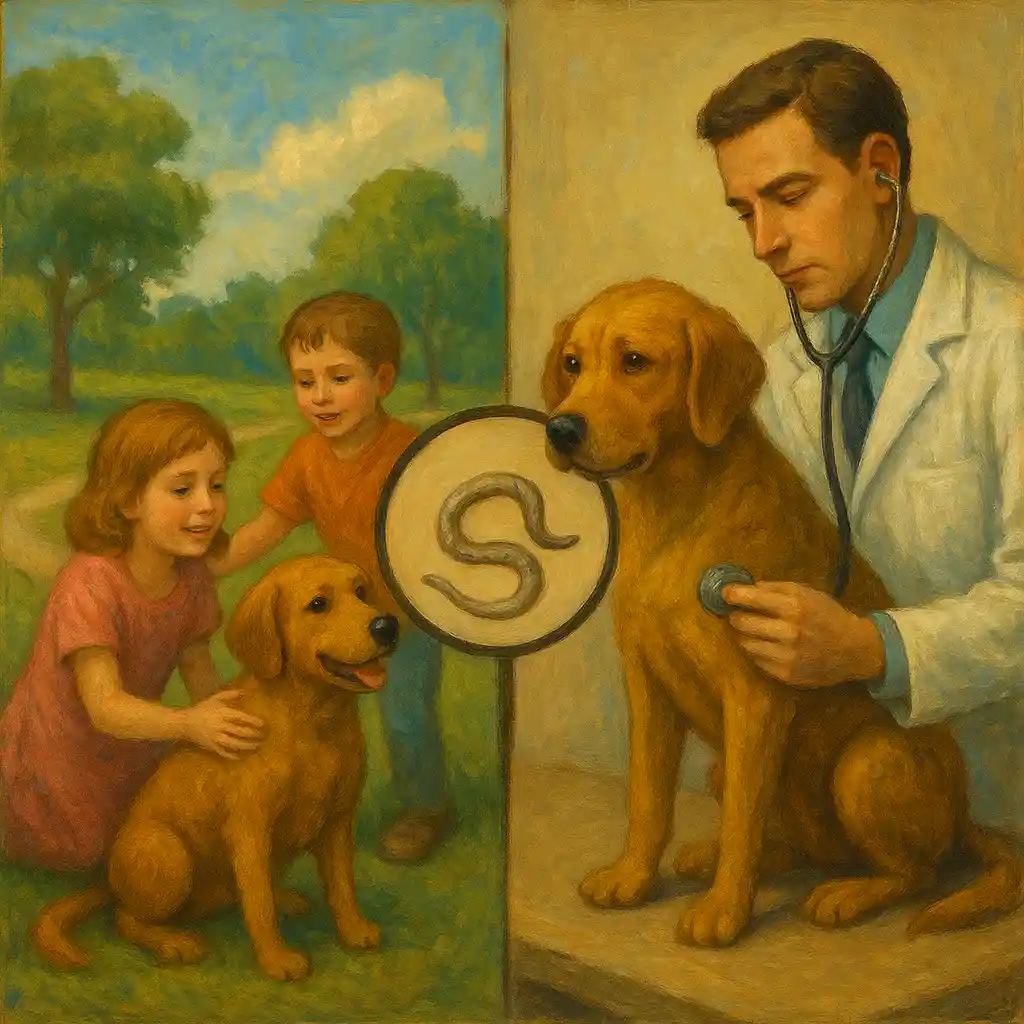 Wormer vs. Fecal: Dog-Centered Decision — Risk (Park/Kids); Vet; Interval Comparison